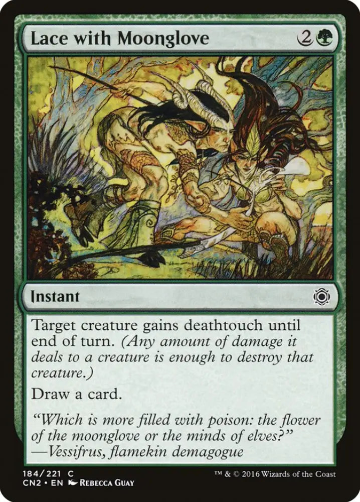 Lace with Moonglove [Conspiracy: Take the Crown] - MTG Single