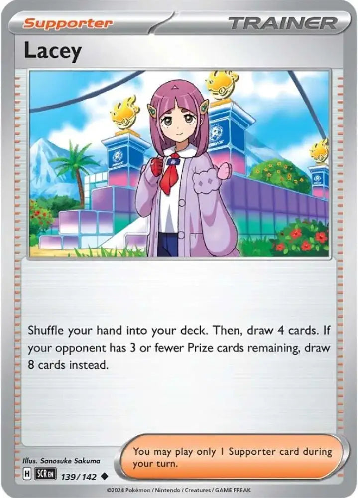 Lacey (139/142) [Scarlet & Violet: Stellar Crown] - Pokemon Single