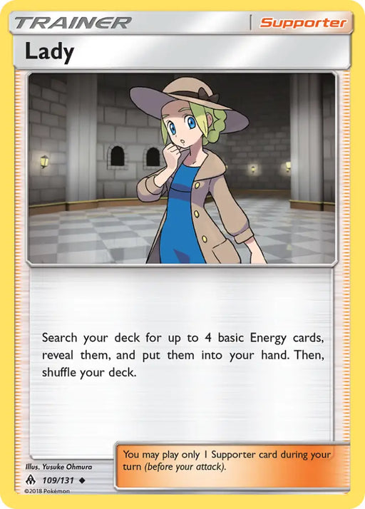Lady (109/131) [Sun & Moon: Forbidden Light] - Pokemon Single
