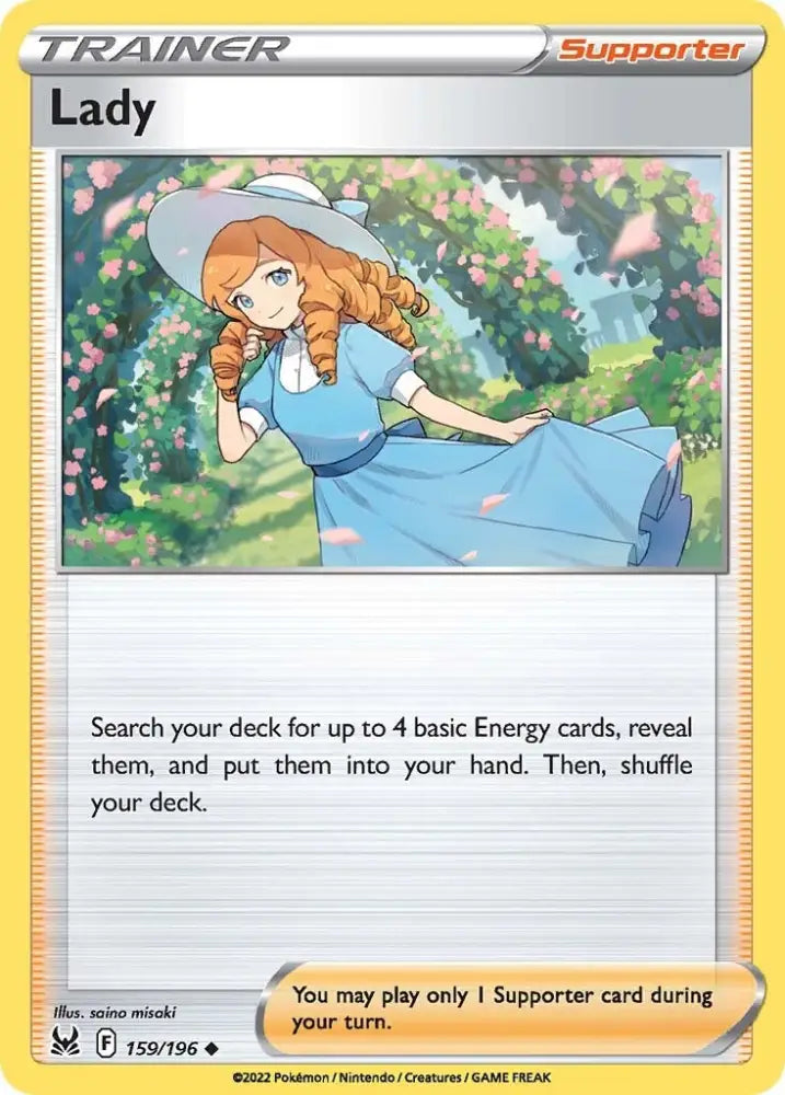 Lady (159/196) [Sword & Shield: Lost Origin] - Pokemon Single