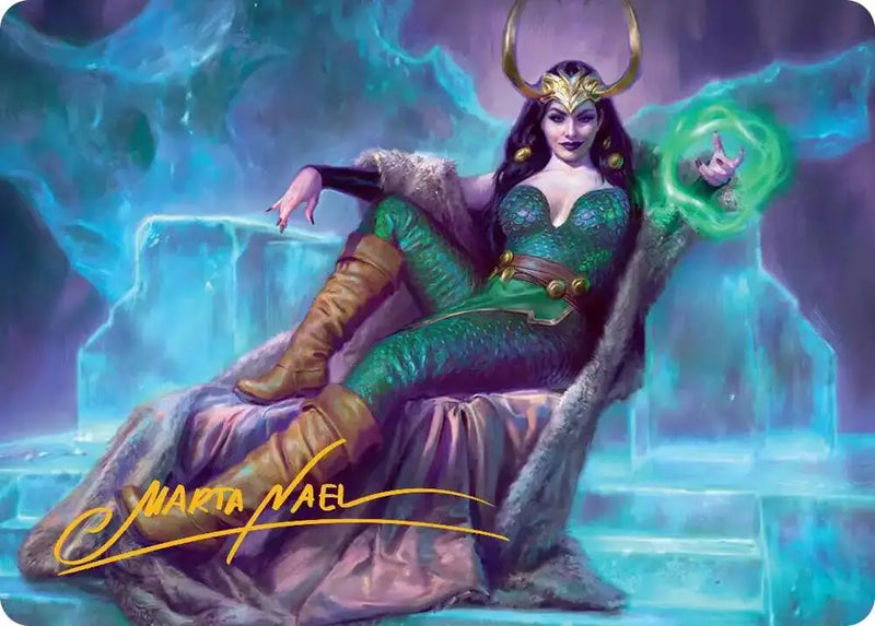 Lady Loki, Agent of Chaos Art Card (Gold-Stamped Signature) (33) [Marvel Super Heroes Art Series]