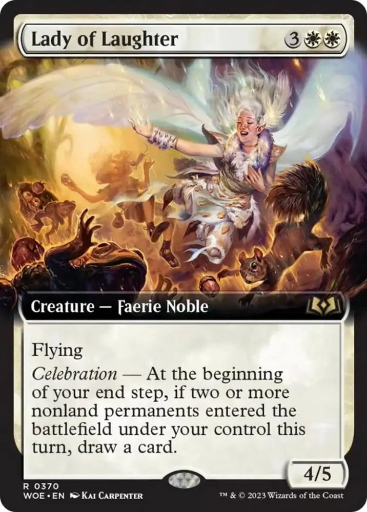 Lady of Laughter (Extended Art) [Wilds of Eldraine] - MTG Single