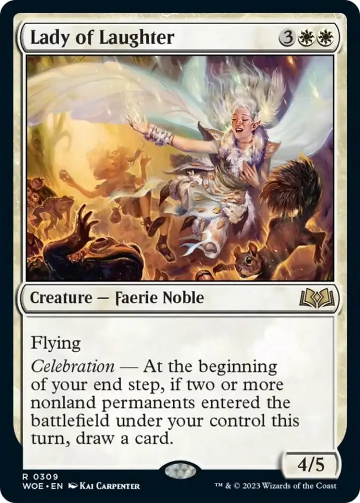 Lady of Laughter [Wilds of Eldraine] - MTG Single
