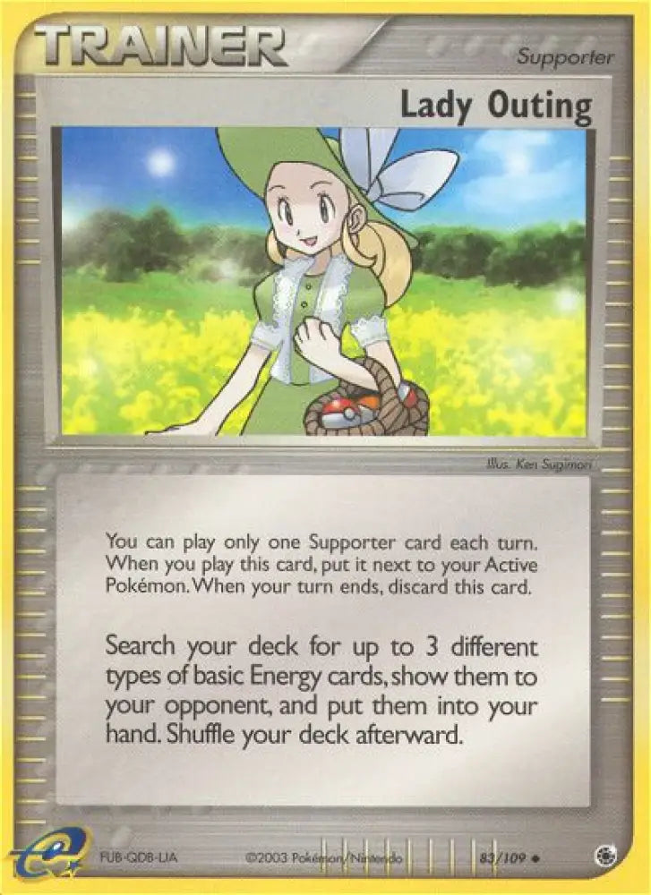 Lady Outing (83/109) [EX: Ruby & Sapphire] - Pokemon Single