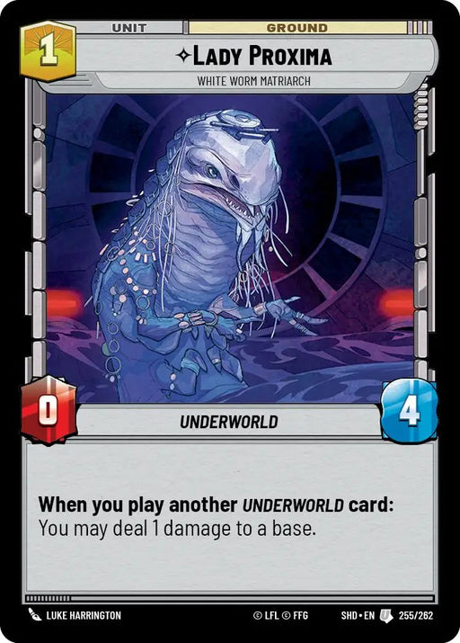 Lady Proxima - White Worm Matriarch (255/262) [Shadows of the Galaxy] - Star Wars: Unlimited Single