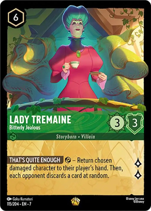 Lady Tremaine - Bitterly Jealous (115/204) [Archazia’s Island] - Lorcana Single