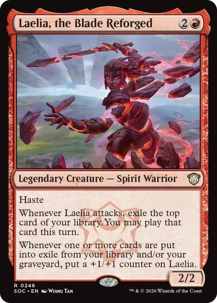 Laelia, the Blade Reforged (246) [Secrets of Strixhaven Commander]