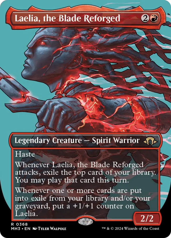 Laelia the Blade Reforged (Borderless) [Modern Horizons 3] - MTG Single