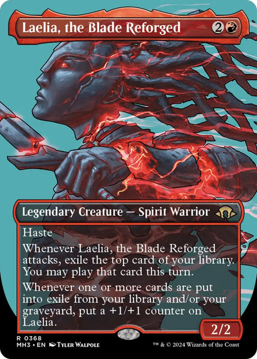 Laelia the Blade Reforged (Borderless) [Modern Horizons 3] - MTG Single