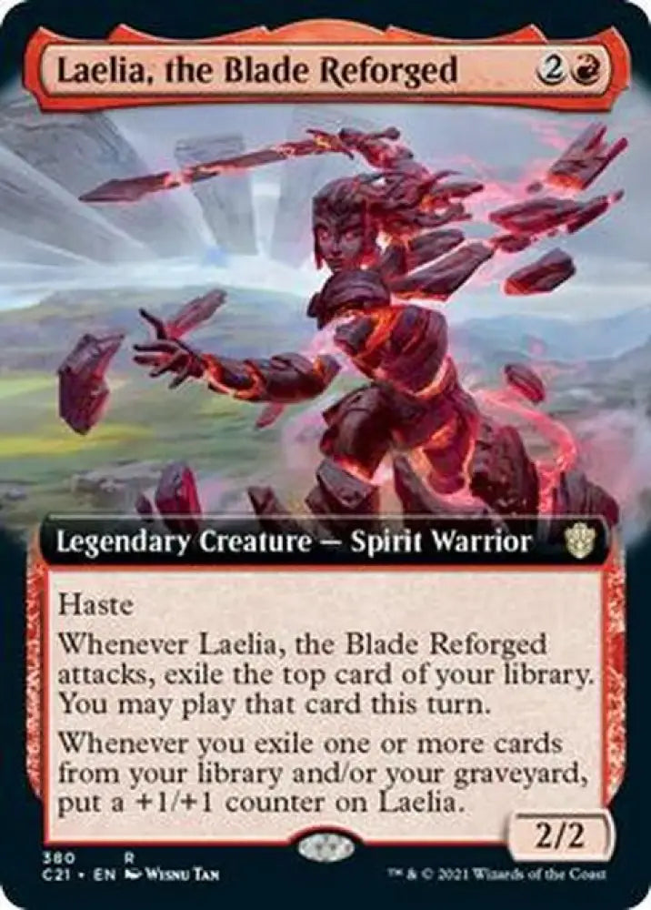 Laelia the Blade Reforged (Extended Art) [Commander 2021] - MTG Single