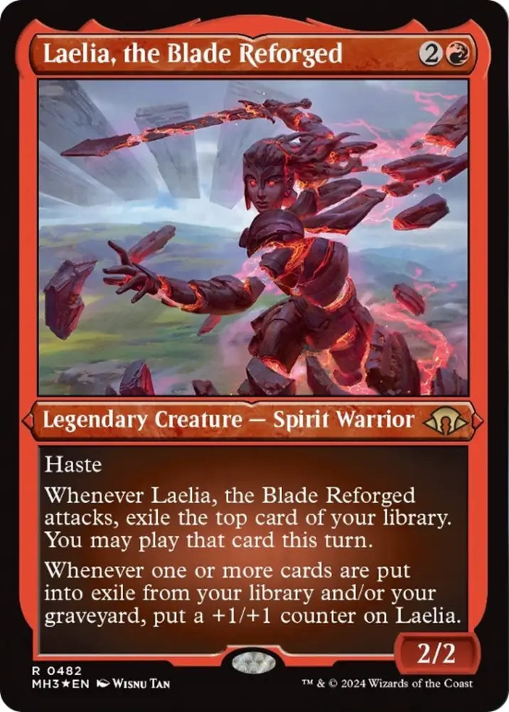 Laelia the Blade Reforged (Foil Etched) [Modern Horizons 3] - MTG Single