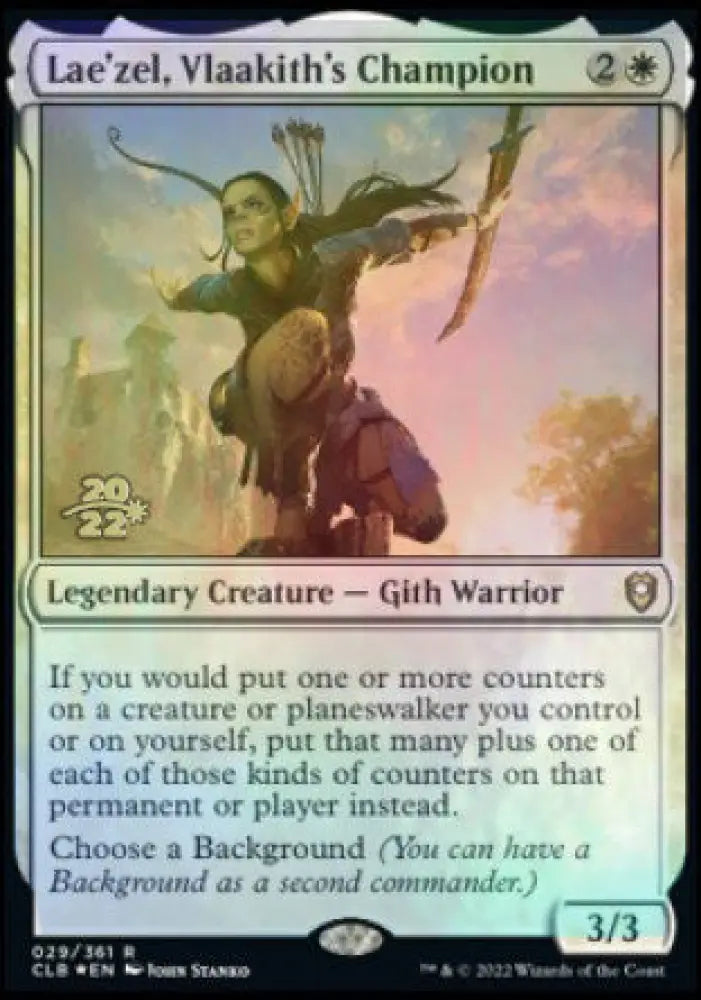 Lae’zel Vlaakith’s Champion [Commander Legends: Battle for Baldur’s Gate Prerelease Promos] - MTG Single