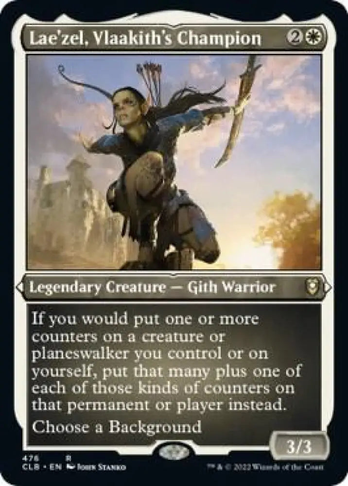 Lae'zel, Vlaakith's Champion (Foil Etched) (476) [Commander Legends: Battle for Baldur's Gate]