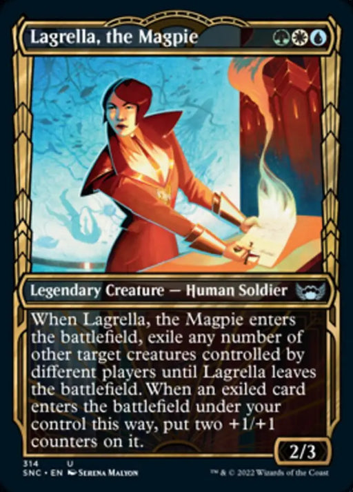 Lagrella the Magpie (Showcase Golden Age) [Streets of New Capenna] - MTG Single