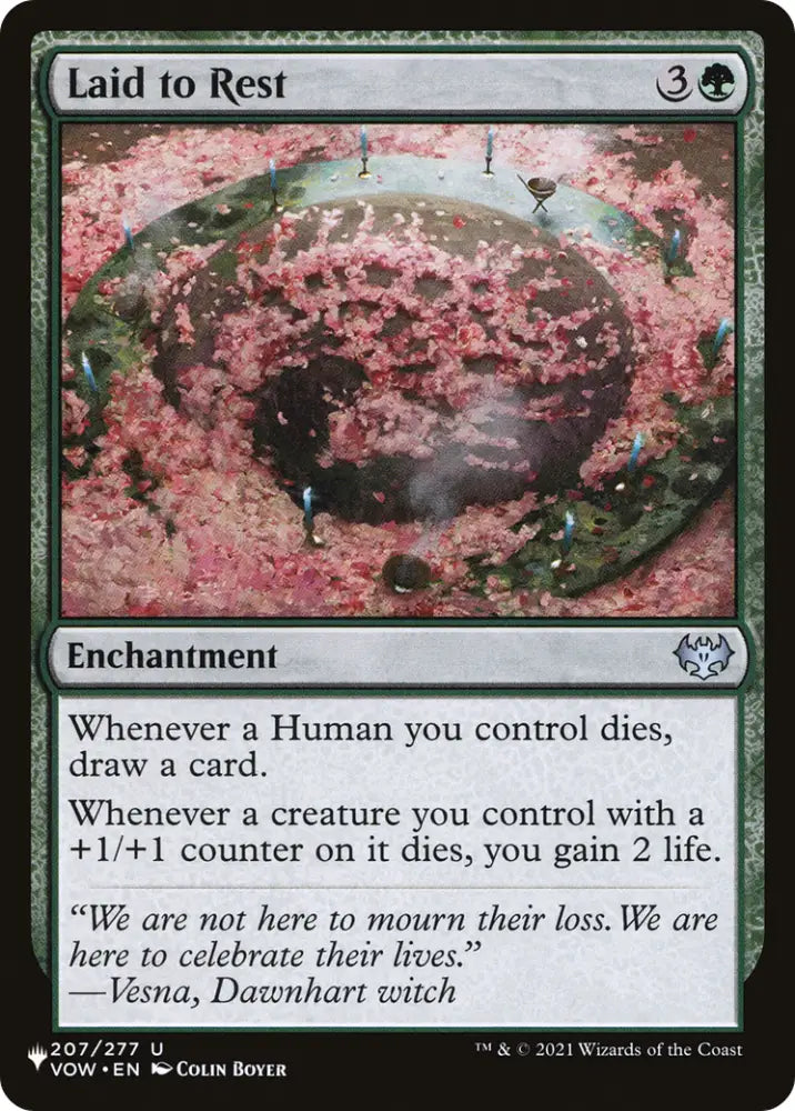 Laid to Rest [The List] - MTG Single