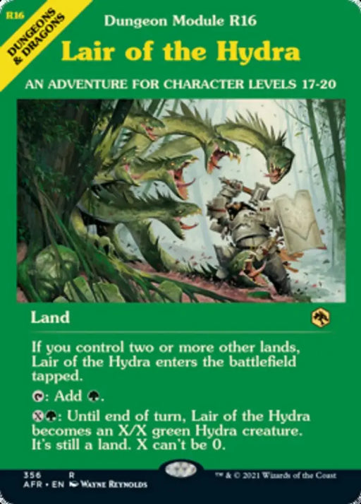 Lair of the Hydra (Dungeon Module) [Dungeons & Dragons: Adventures in the Forgotten Realms] - MTG Single