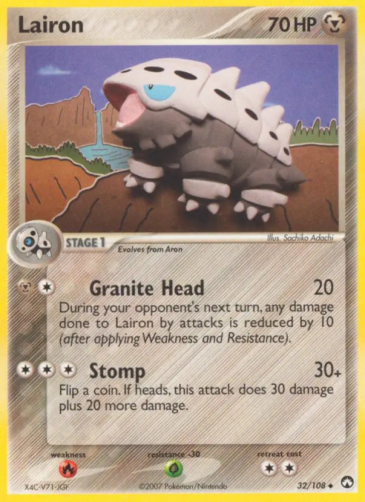 Lairon (32/108) [EX: Power Keepers] - Pokemon Single