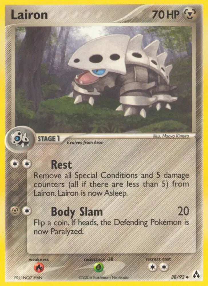 Lairon (38/92) [EX: Legend Maker] - Pokemon Single