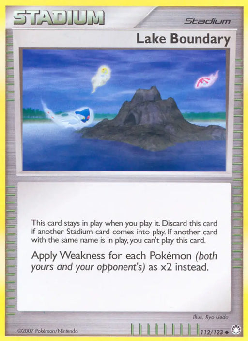 Lake Boundary (112/123) [Diamond & Pearl: Mysterious Treasures] - Pokemon Single