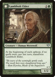 Lambholt Elder // Silverpelt Werewolf [Dark Ascension] - MTG Single