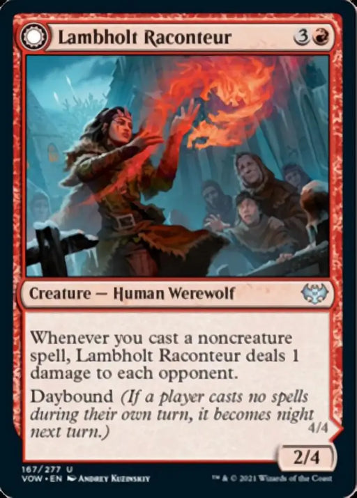 Lambholt Raconteur // Lambholt Ravager [Innistrad: Crimson Vow] - MTG Single