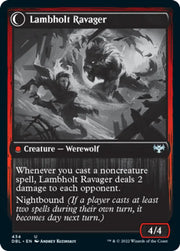 Lambholt Raconteur // Lambholt Ravager [Innistrad: Double Feature] - MTG Single