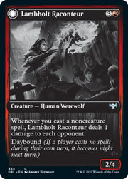 Lambholt Raconteur // Lambholt Ravager [Innistrad: Double Feature] - MTG Single