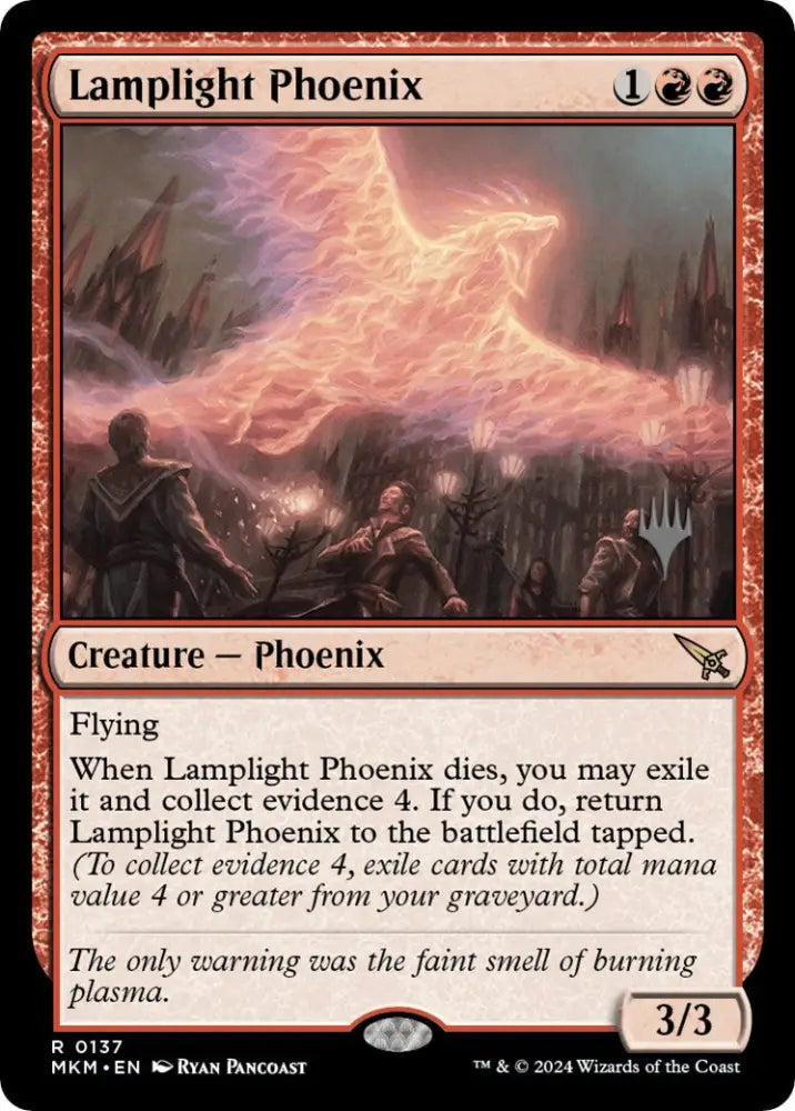 Lamplight Phoenix (Promo Pack) [Murders at Karlov Manor Promos] - MTG Single