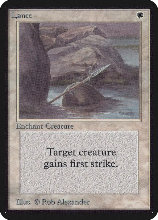 Lance [Alpha Edition] - MTG Single