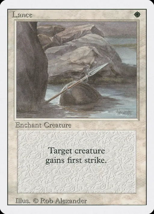 Lance [Revised Edition] - MTG Single