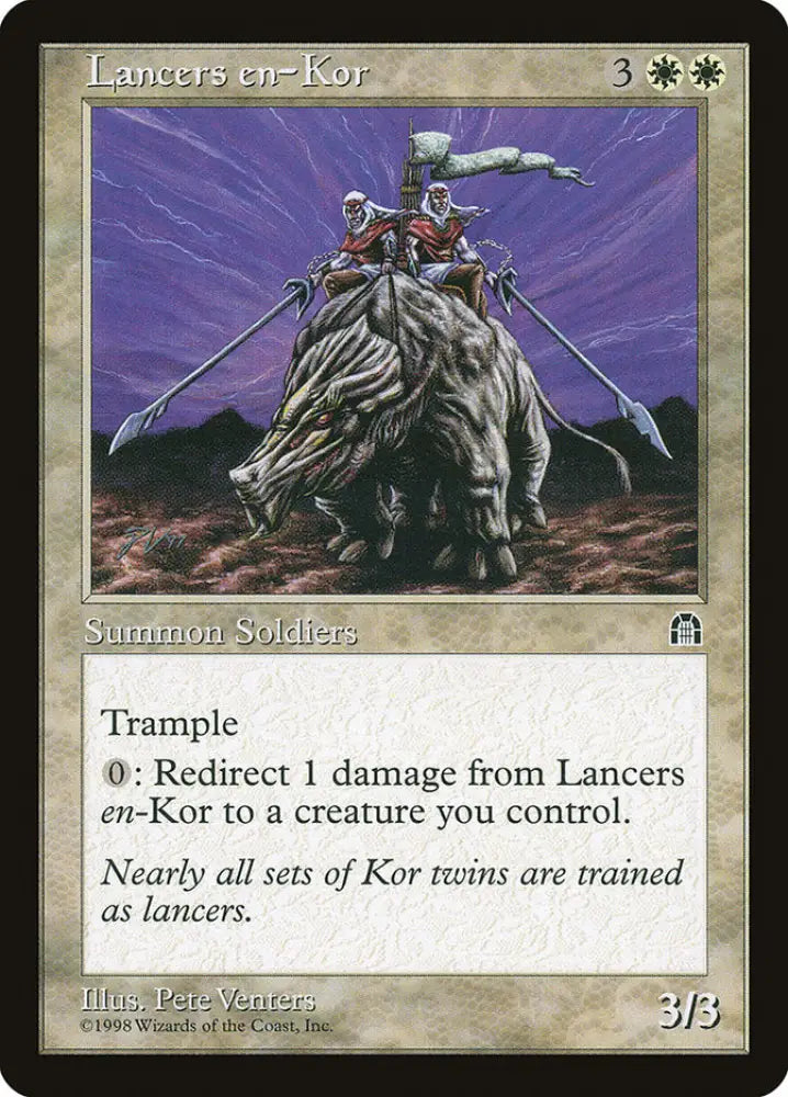 Lancers en-Kor [Stronghold] - MTG Single