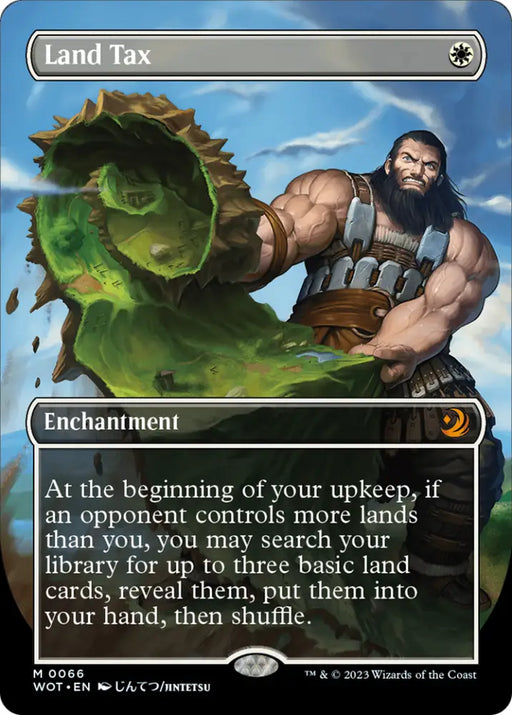 Land Tax (Anime Borderless) [Wilds of Eldraine: Enchanting Tales] - MTG Single