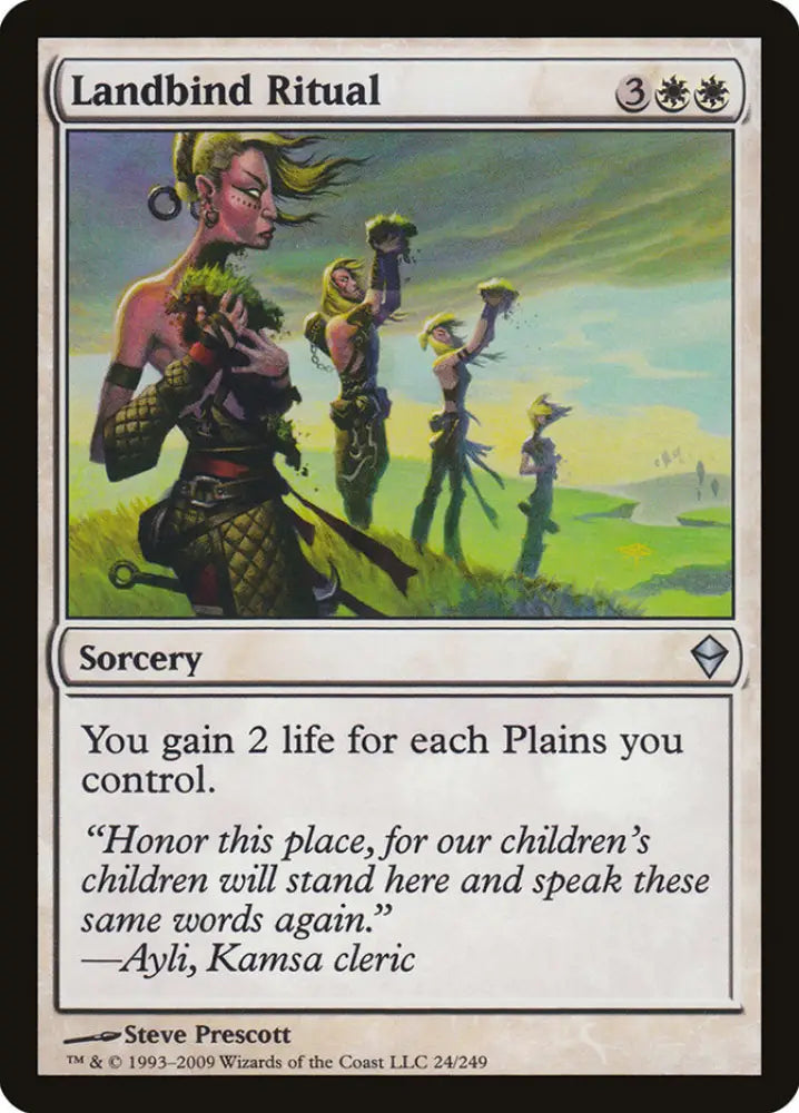 Landbind Ritual [Zendikar] - MTG Single