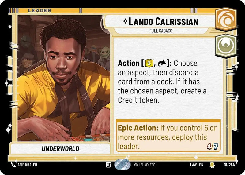 Lando Calrissian - Full Sabacc (18/264) [A Lawless Time]