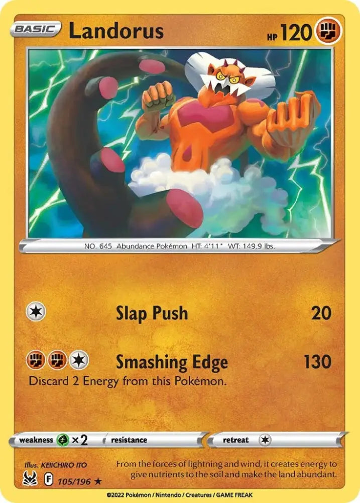 Landorus (105/196) [Sword & Shield: Lost Origin] - Pokemon Single
