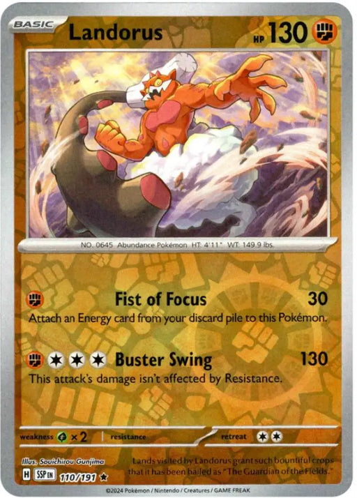 Landorus (110/191) [Scarlet & Violet: Surging Sparks] - Pokemon Single