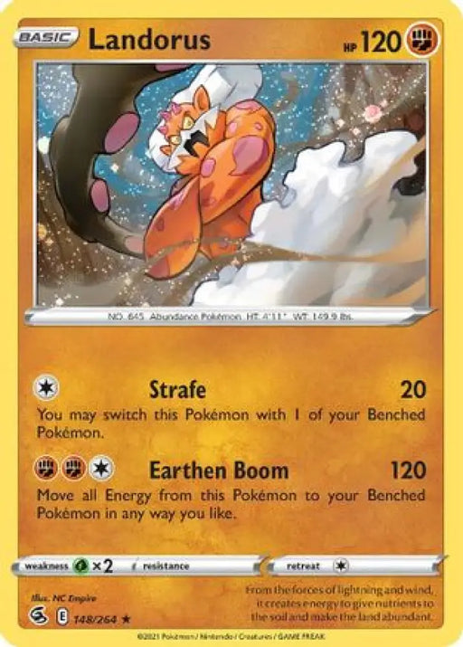 Landorus (148/264) (Cosmos Holo) [Sword & Shield: Fusion Strike] - Pokemon Single