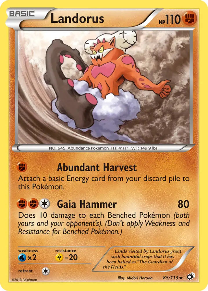 Landorus (85/113) [Black & White: Legendary Treasures] - Pokemon Single