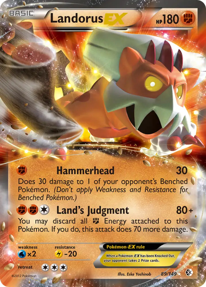 Landorus EX (89/149) [Black & White: Boundaries Crossed] - Pokemon Single