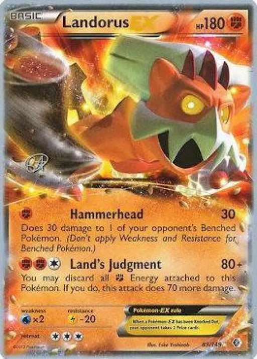 Landorus EX (89/149) (The Flying Hammer - Rowan Stavenow) [World Championships 2015] - Pokemon Single