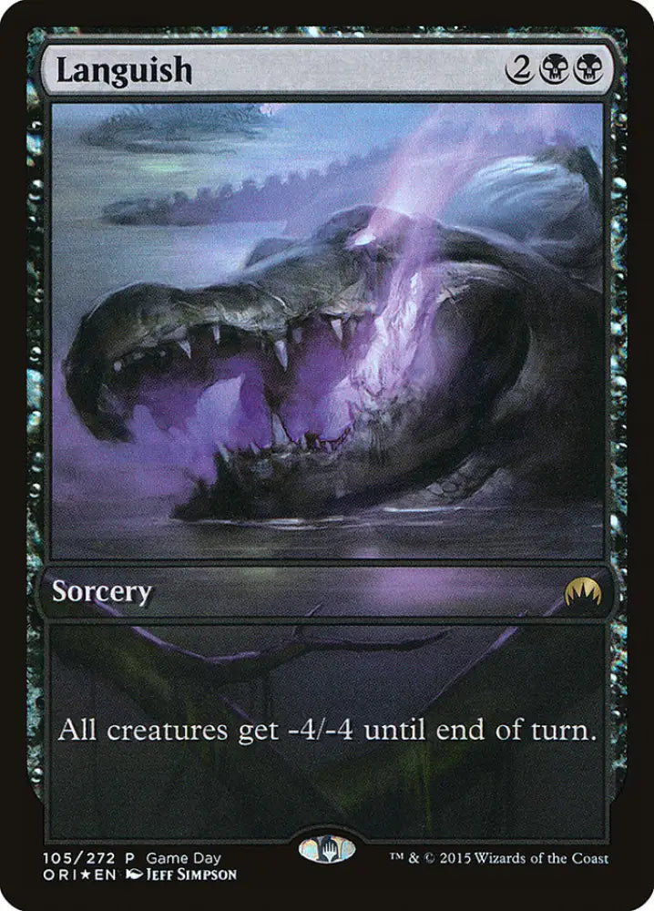 Languish (Game Day) (Full Art) [Magic Origins Promos] - MTG Single