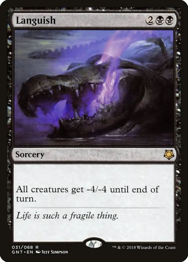 Languish [Game Night 2018] - MTG Single