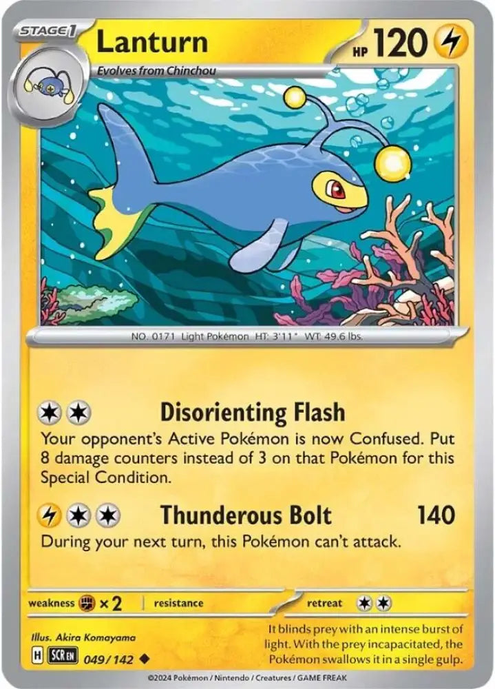 Lanturn (049/142) [Scarlet & Violet: Stellar Crown] - Pokemon Single