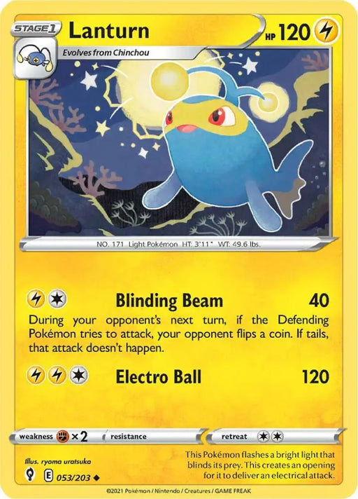 Lanturn (053/203) [Sword & Shield: Evolving Skies] - Pokemon Single