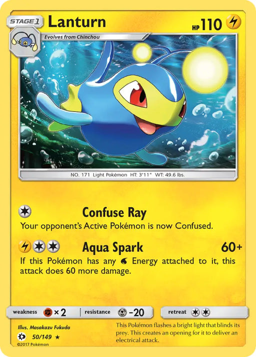Lanturn (50/149) [Sun & Moon: Base Set] - Pokemon Single