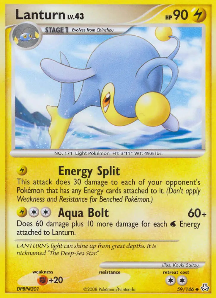 Lanturn (59/146) [Diamond & Pearl: Legends Awakened] - Pokemon Single