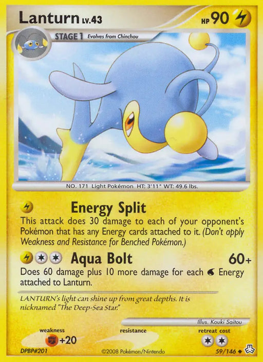 Lanturn (59/146) [Diamond & Pearl: Legends Awakened] - Pokemon Single