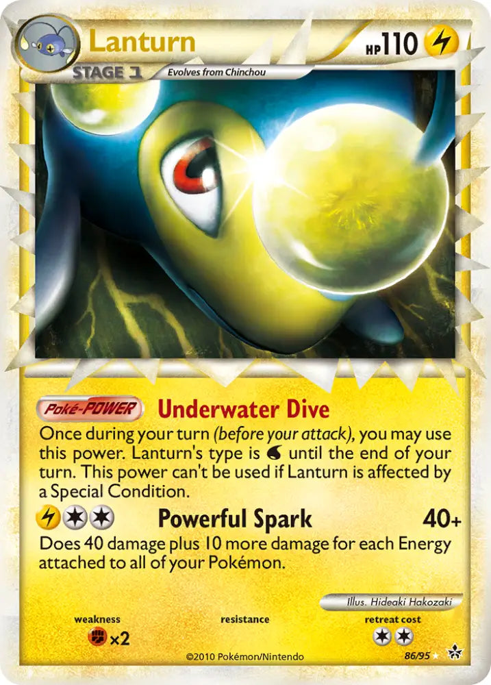Lanturn (86/95) [HeartGold & SoulSilver: Unleashed] - Pokemon Single