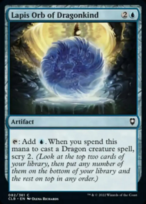 Lapis Orb of Dragonkind [Commander Legends: Battle for Baldur’s Gate] - MTG Single