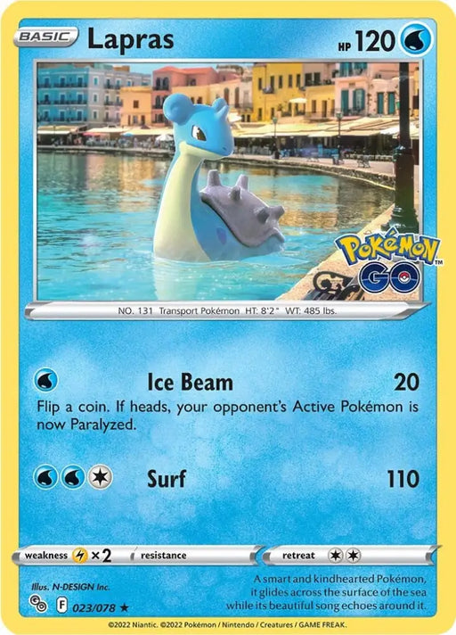 Lapras (023/078) [Pokémon GO] - Pokemon Single